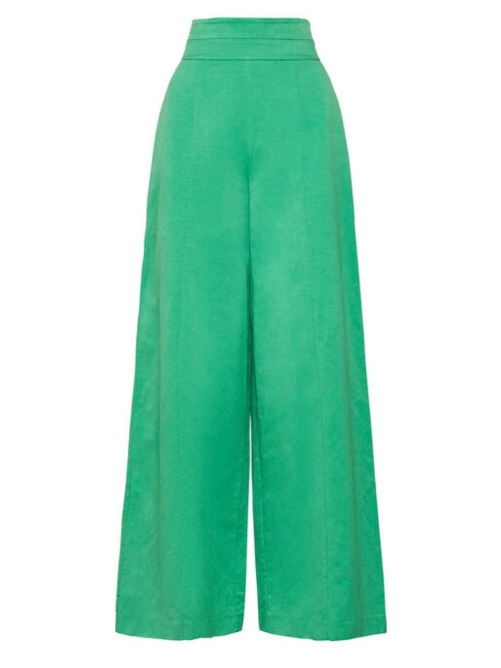 BCBG MaxAzria Wide Leg High-Waisted Trousers Pants - Picture 4 of 7